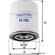 Топливный фильтр GOODWILL FG 1082 8VP FI9T 1270297886 F9QVJ