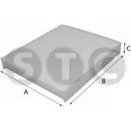 Салонный фильтр STC OUGB9 X T420049 SPKJ8L 1270440746