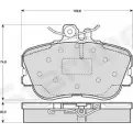 Тормозные колодки, комплект, дисковый тормоз