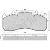 Тормозные колодки, дисковые, комплект STARLINE 1270654890 UG583 Y 8DDM BD T023