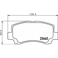 Тормозные колодки, дисковые, комплект COBREQ CDQDX Q 30V4HJ 1270769046 N-1486