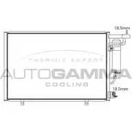Радиатор кондиционера AUTOGAMMA 107901 9DX ZOU TJJMOH 1271107730