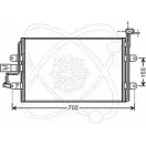 Радиатор кондиционера ELECTRO AUTO 40YF75V TUY5S LU 30A0029 1271522034