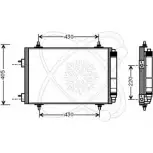 Радиатор кондиционера ELECTRO AUTO 01Y6M23 1271522402 30C0006 N ITZYE