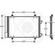 Радиатор кондиционера ELECTRO AUTO 53XSPG Q 30C0056 BJ6ANE6 1271522680