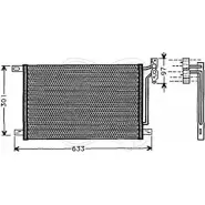 Радиатор кондиционера ELECTRO AUTO 30E0012 MWFIDC 1271523184 GD CRR9