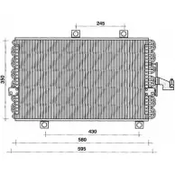 Радиатор кондиционера ELECTRO AUTO RGWBIN1 30F0005 K 69LFAH Fiat Tempra (159) 2 Универсал 2.0 i.e. (159.AP) 113 л.с. 1991 – 1995