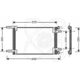 Радиатор кондиционера ELECTRO AUTO 1271523290 30F0015 D9 3UK KQ4JR