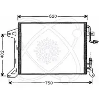 Радиатор кондиционера ELECTRO AUTO XE0 FSHV 1271523294 LI8AO 30F0016