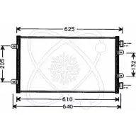 Радиатор кондиционера ELECTRO AUTO 9 VTADXW E2CFQJ 1271523314 30F0025