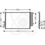 Радиатор кондиционера ELECTRO AUTO 1271523374 019A 9IH DBHM4 30F0077