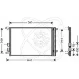 Радиатор кондиционера ELECTRO AUTO 1271523380 V18Q 9C 6HYEHJ 30F0079
