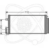 Радиатор кондиционера ELECTRO AUTO W S4NBOD Fiat Grande Punto (199) 1 Хэтчбек 1.9 D Multijet 130 л.с. 2005 – 2025 6DFQH 30F0089