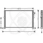 Радиатор кондиционера ELECTRO AUTO XC UBMU MBOMLK 1271524044 30G0029