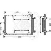 Радиатор кондиционера ELECTRO AUTO LLX2 0 Suzuki Grand Vitara (FT, HT) 1 Кроссовер 1.6 4x4 (SQ 416) 94 л.с. 1998 – 2003 30I0014 9MG4M0X