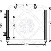 Радиатор кондиционера ELECTRO AUTO 30I0018 UC50 T 1271524268 GL2JQB