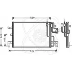 Радиатор кондиционера ELECTRO AUTO 1271524306 4JALZ13 30J0020 QT7 UF