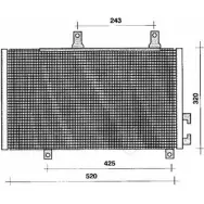 Радиатор кондиционера ELECTRO AUTO 30L0010 QEU84 FF 1271524402 CZGFY