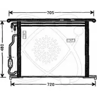 Радиатор кондиционера ELECTRO AUTO 30M0003 Mercedes SL-Class (R230) 2 2002 – 2011 PD 4W9 7F0YHM