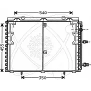 Радиатор кондиционера ELECTRO AUTO 30M0028 Mercedes S-Class (W140) 3 Седан 3.0 S 300 Turbo D (1435) 177 л.с. 1996 – 1998 A9 FF9 4033ZWW