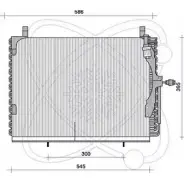 Радиатор кондиционера ELECTRO AUTO 30M0034 DZHAE 1271524532 FP8Y R