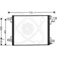 Радиатор кондиционера ELECTRO AUTO DXXK8C E UAC99J 30M0091 Mercedes M-Class (W163) 1 Кроссовер