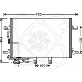 Радиатор кондиционера ELECTRO AUTO UTXU9B WMBB UU 30M0093 Mercedes E-Class (W211) 3 Седан 3.2 E 320 4 matic (2182) 224 л.с. 2003 – 2008