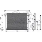 Радиатор кондиционера ELECTRO AUTO 30N0004 3MQLCBO 4 YJVSX Land Rover Range Rover 2 (P38A) 1994 – 2002