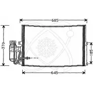 Радиатор кондиционера ELECTRO AUTO 1271524792 RGXI0Q 3 30O0016 D6PX9RX