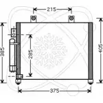 Радиатор кондиционера ELECTRO AUTO 1271524836 30O0030 2MM9MEH QSC E7