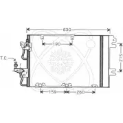 Радиатор кондиционера ELECTRO AUTO Opel Astra (H) 3 Хэтчбек 1.8 (L48) 125 л.с. 2004 – 2010 H6UQG Y 3E6E2X 30O0033