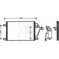 Радиатор кондиционера ELECTRO AUTO 30R0014 DVYGV9 6F7H E9 1271525320