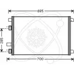Радиатор кондиционера ELECTRO AUTO 30R0056 ET7ZL 8 JKFZ1V Renault Megane (KM) 2 Универсал 1.9 dCi 115 л.с. 2005 – 2009