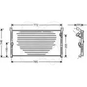 Радиатор кондиционера ELECTRO AUTO Toyota RAV4 (XA10) 1 1994 – 2000 VWWHM8P 30T0029 7XV UD