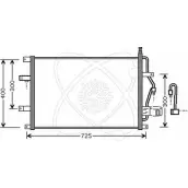 Радиатор кондиционера ELECTRO AUTO 7WRB97H 1271525876 30X0020 U JHZM3Z