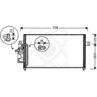 Радиатор кондиционера ELECTRO AUTO 30Y0006 1271525944 6 IF0ISD 5AAZ446