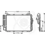 Радиатор кондиционера ELECTRO AUTO Hyundai Matrix J2P34 30Y0015 SIMT O