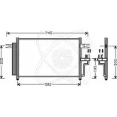 Радиатор кондиционера ELECTRO AUTO 3 2D02 30Y0024 1271525996 LT8ULXQ
