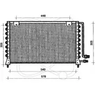 Радиатор кондиционера ELECTRO AUTO Mazda MX-3 U7 8BW 30Z0014 0K98WVR