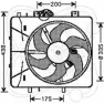 Вентилятор радиатора двигателя ELECTRO AUTO 5A 43E 1271526198 32VC002 6QXRHQA