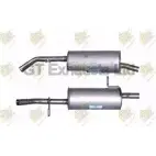 Задний глушитель GT EXHAUSTS T61 6ZY HBD9OB Citroen C2 1 (JM, PF1) Хэтчбек 1.4 HDi 68 л.с. 2003 – 2024 GCN504