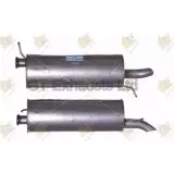 Задний глушитель GT EXHAUSTS GCN521 Citroen C5 2 (RC, PF3) Хэтчбек 2.0 16V (RCRFJB. RCRFJC) 140 л.с. 2004 – 2024 ZNQ83LG 7 AX9LZ