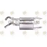 Задний глушитель GT EXHAUSTS GFE617 GNH 4M Ford Escort 7 (FA, ALL) Кабриолет 1.8 Zetec 16V xR3i 130 л.с. 1995 – 2000 4SD7U