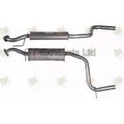 Резонатор GT EXHAUSTS GFE719 KBE3G7 Ford Mondeo 2 (CD) 1996 – 2000 R99H6 T