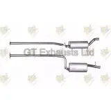 Резонатор GT EXHAUSTS Ford Focus 2 Хэтчбек 1.6 TDCi 109 л.с. 2004 – 2012 OH EVH 120PQ4O GFE922