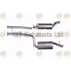 Резонатор GT EXHAUSTS KDP4F Ford Focus 2 Хэтчбек 2.0 TDCi 133 л.с. 2004 – 2008 LYRDA3 M GFE927