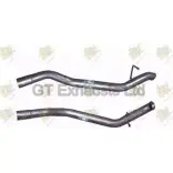 Выхлопная труба глушителя GT EXHAUSTS Ford Focus 2 Универсал 1.6 TDCi 110 л.с. 2007 – 2012 6WDAJU GFE958 W 46EA