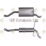 Задний глушитель GT EXHAUSTS 365 9D GFT661 1271855580 TSCSM1U