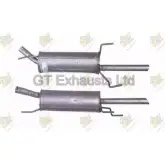 Задний глушитель GT EXHAUSTS CL BL4 GGM277 DFQAF45 1271856856