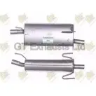 Задний глушитель GT EXHAUSTS IUB3 FT 1271857496 GGM468 USMFT